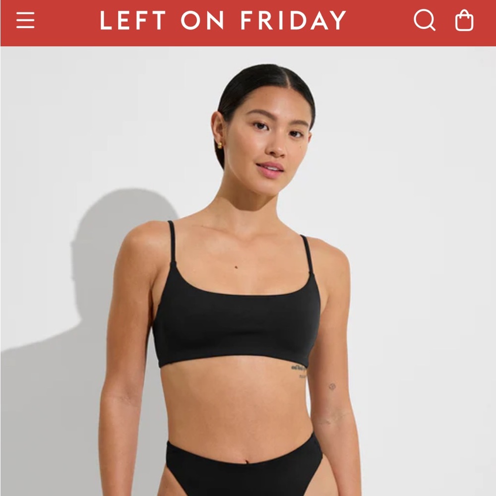 Left on Friday Pool Days D+ Bikini Top